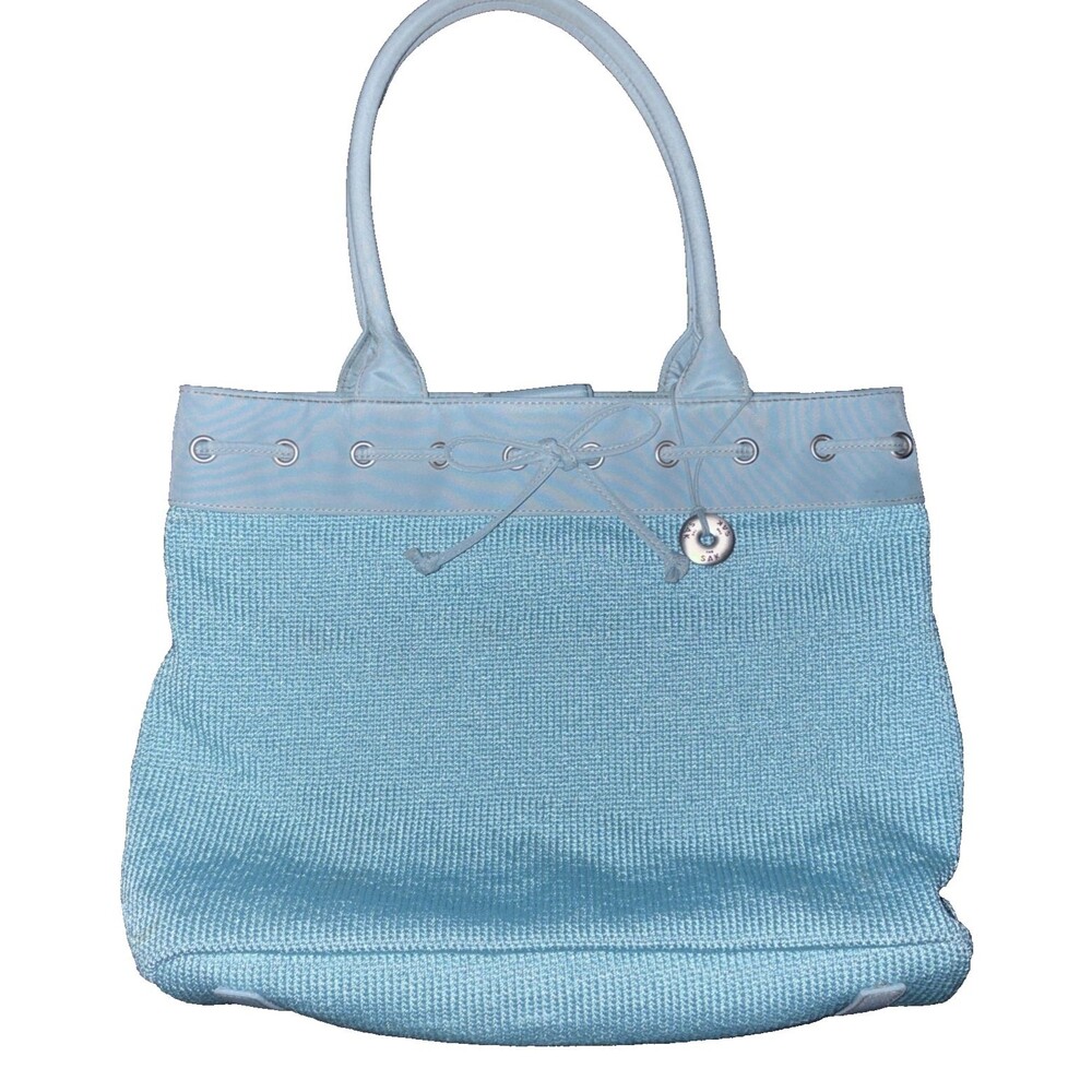 NWOT The Sak Purse-Medium Sized Aqua Color-hand Held Or Shoulder Strap Bow Style